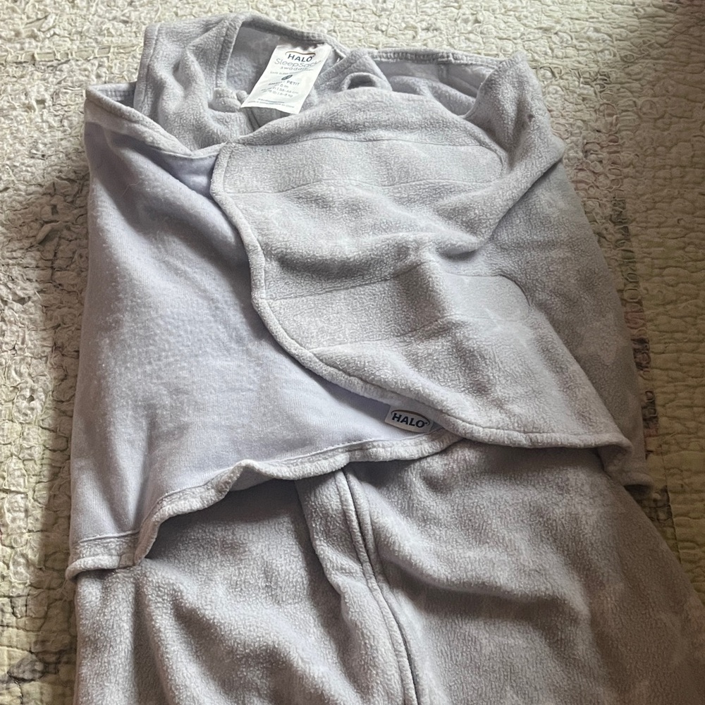 Halo Soft Gray Infant Swaddle